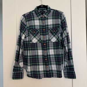 J. Crew Multicolor Plaid Button-Down Shirt